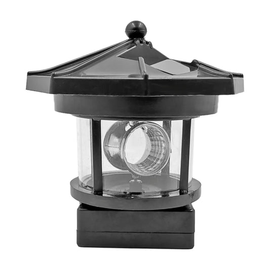 Lighthouse Solar LED Garden Light with Rotating Beam Effect