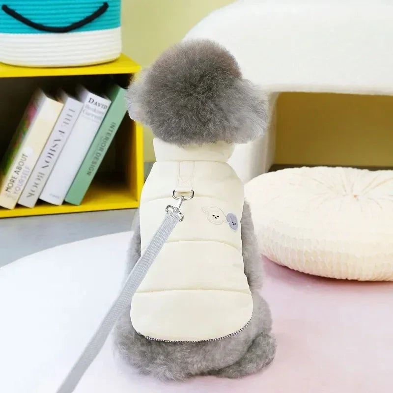 Pet Coat for Small Medium Dogs Cats with D-ring Vest