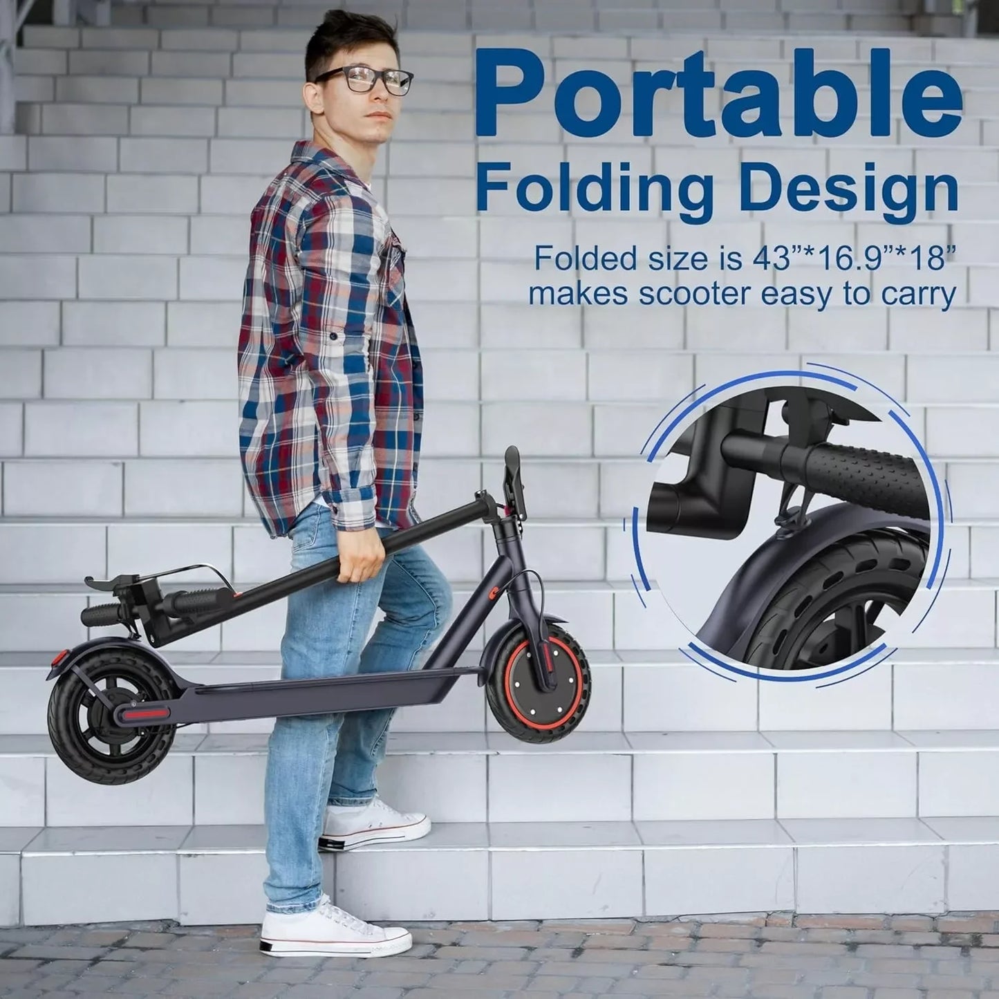 Ladped LP60 Electric Scooter with Smart Control and Folding Design
