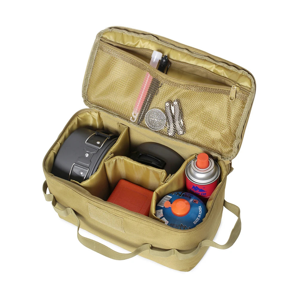 Camping Utensil Organizer Large Capacity Storage Bag