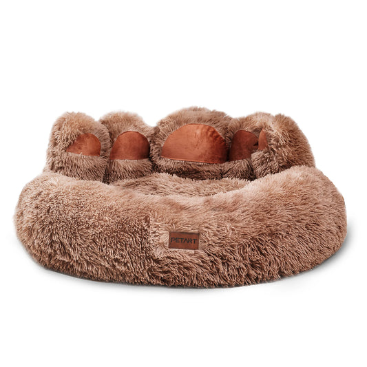 Cozy Paw Shape Dog Bed for Ultimate Comfort and Warmth