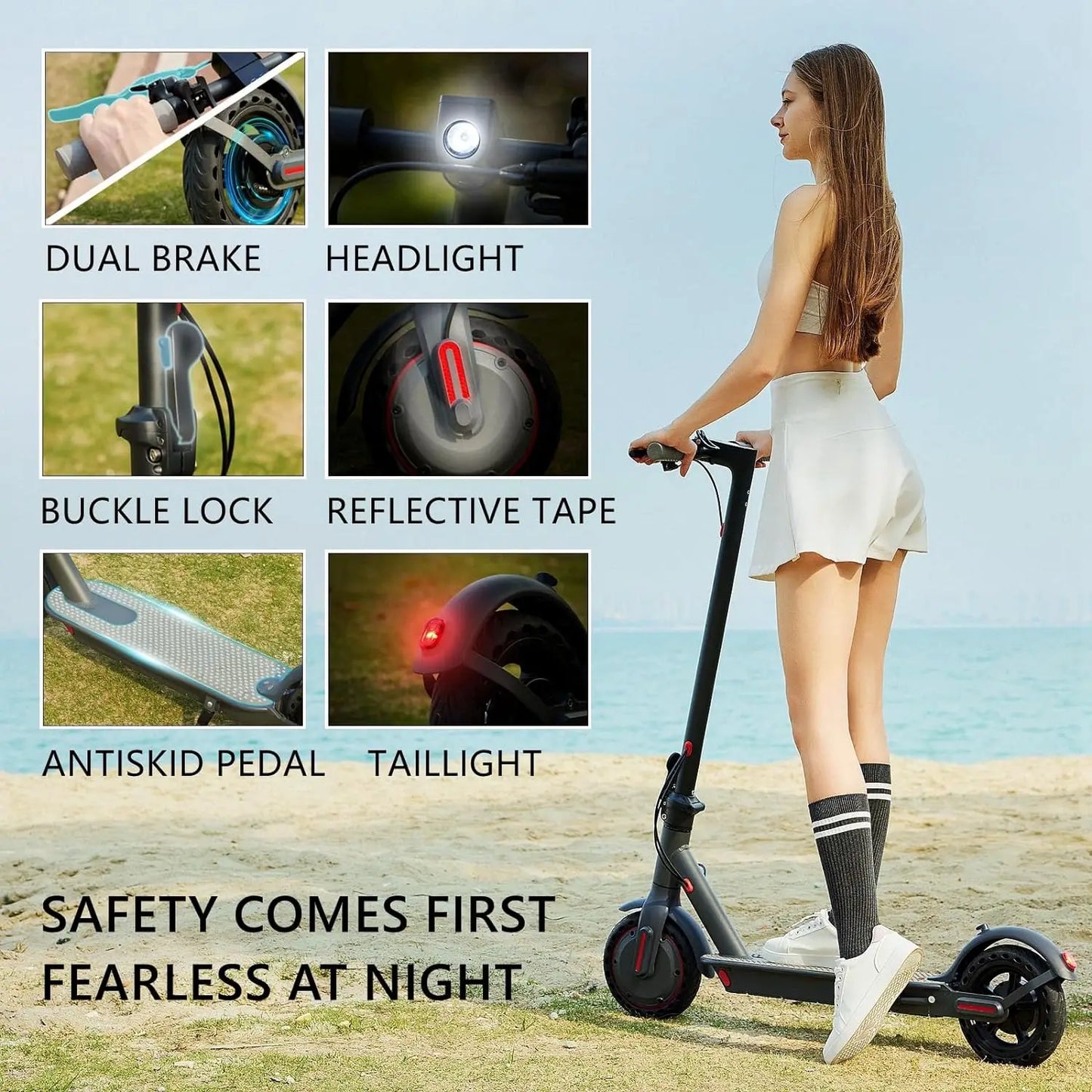 G5.0 Electric Scooter with Long Range and High Capacity Battery