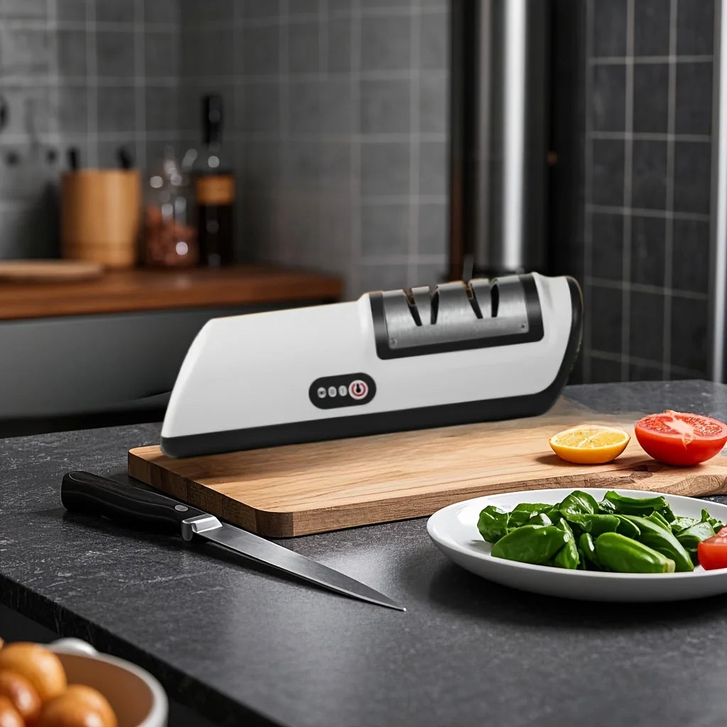 Electric Knife Sharpener Multifunctional Automatic Kitchen Tool