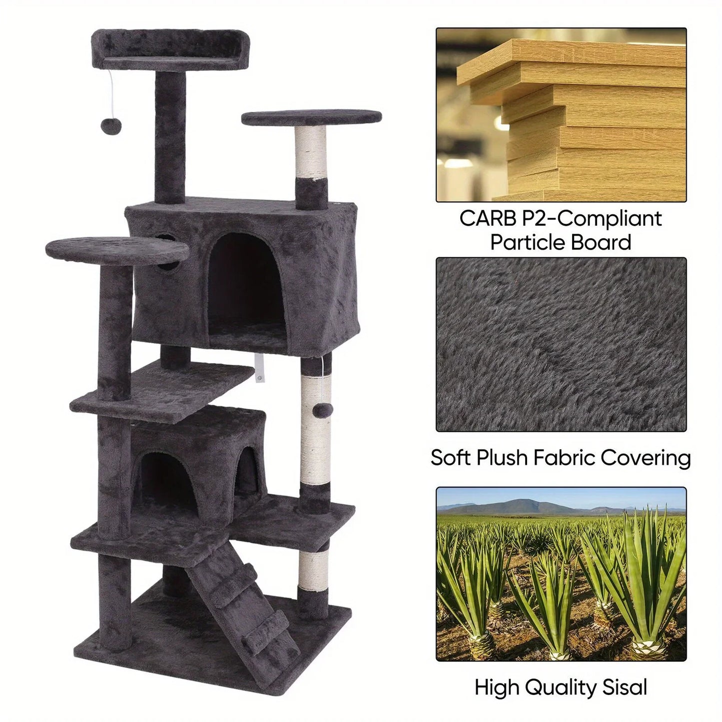 Cat Tree Condo Tower Activity Center for Happy Felines