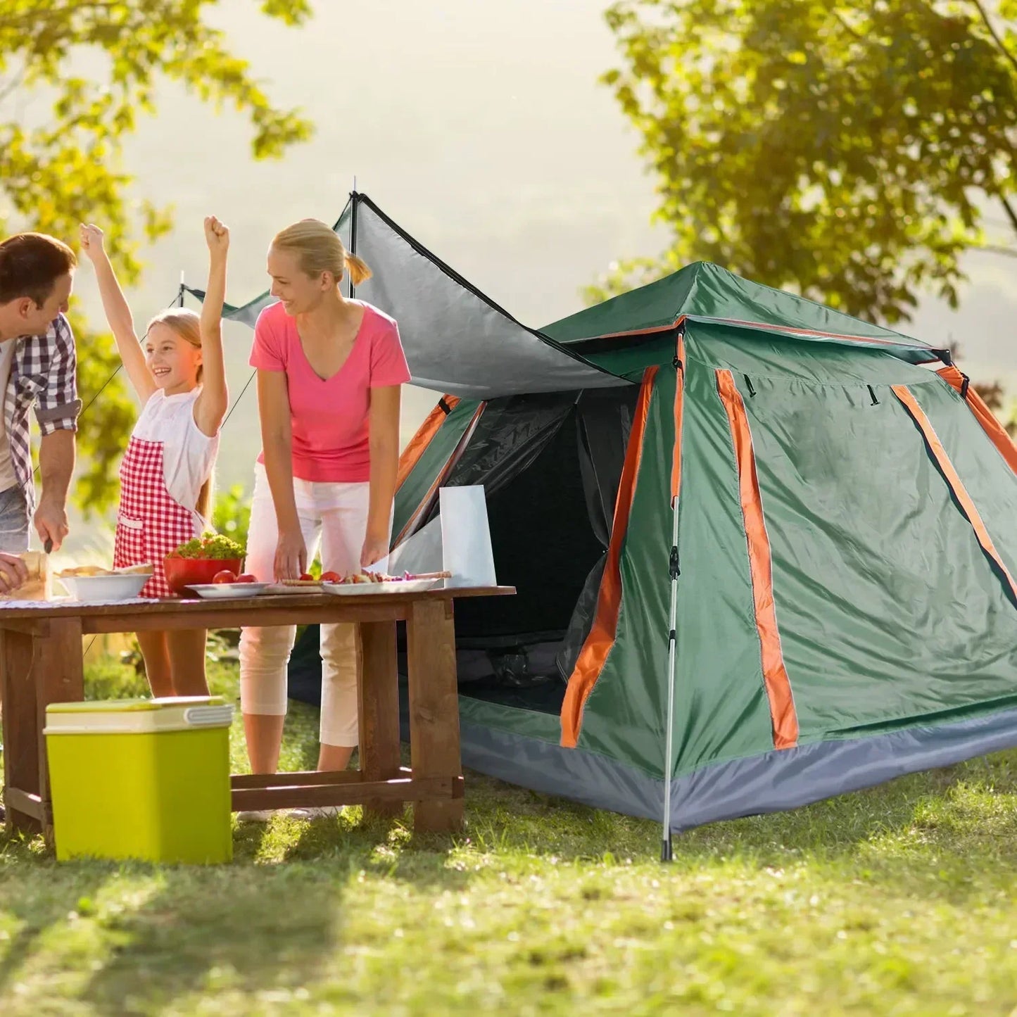 Auto Quick-Opening Outdoor Camping Tent Portable Rainproof Shelter