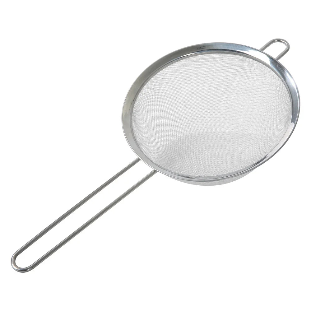 Three Pack Stainless Steel Fine Mesh Strainers For Pasta