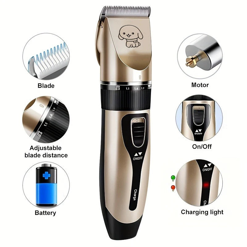 Pet Hair Trimmer Kit for Professional Home Grooming