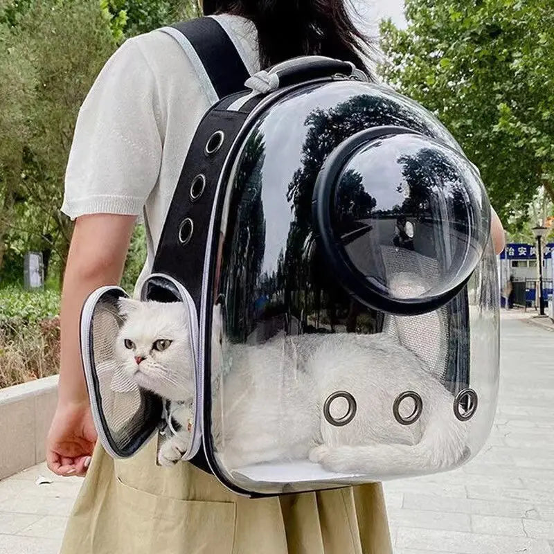 Space Capsule Breathable Pet Carrier Backpack Cats and Dogs