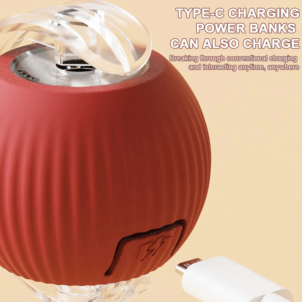2PC/1PC Cat Interactive Ball Toys Automatic Rolling Rechargeable
