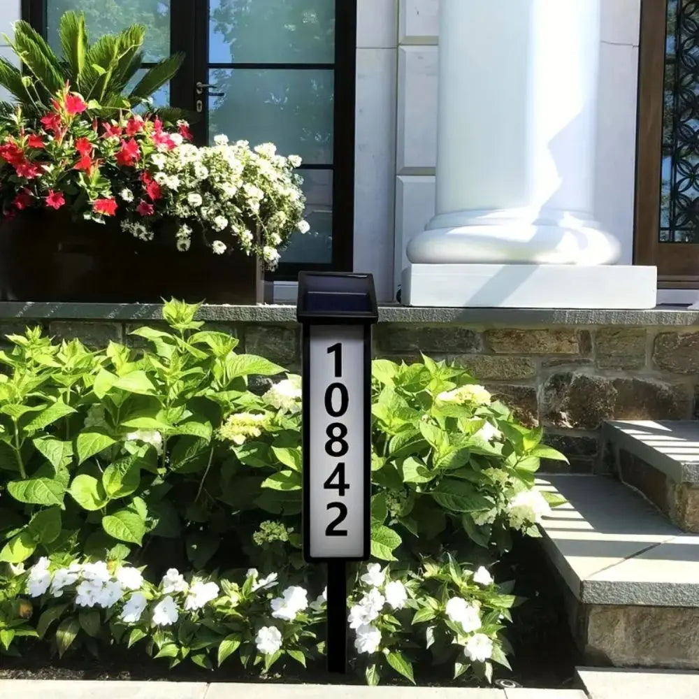 Powered LED Lighting Address Sign For Houses And Home