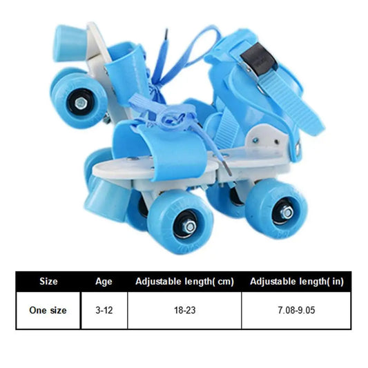 Adjustable Skates Rolling For Child With 4 Wheels  For Boys Girls Beginner