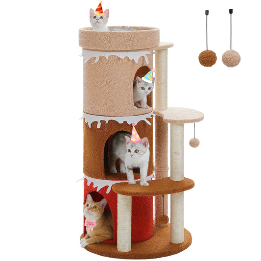 PAWZ Road Multi Level Cat Tree Tower With Perch Indoor