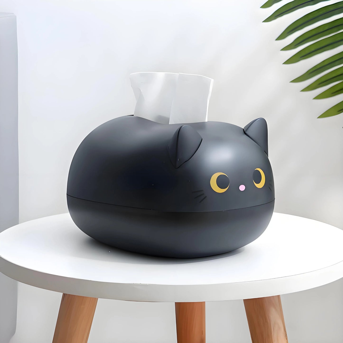 Elegant Cartoon Tissue Box Holder With Toothpick Slot