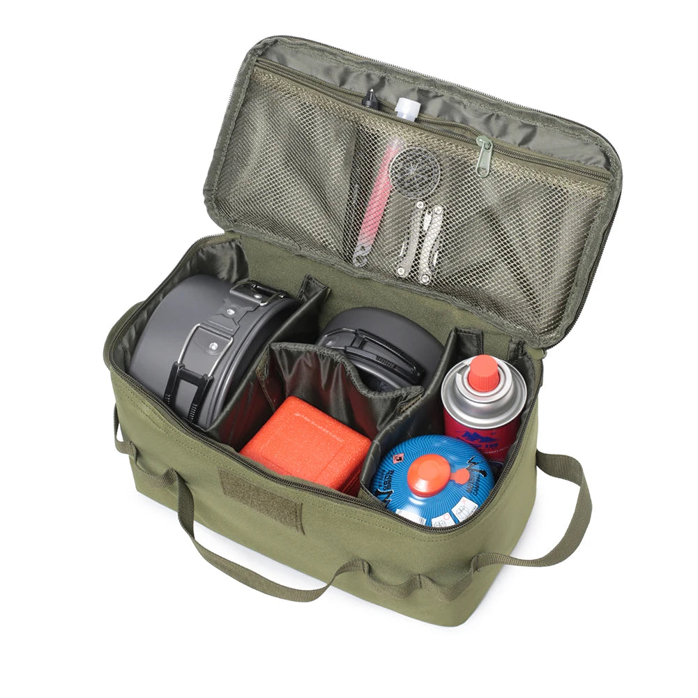 Camping Utensil Organizer Large Capacity Storage Bag