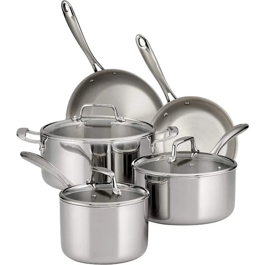 Tramontina Tri-Ply Clad Stainless Steel Cookware Set