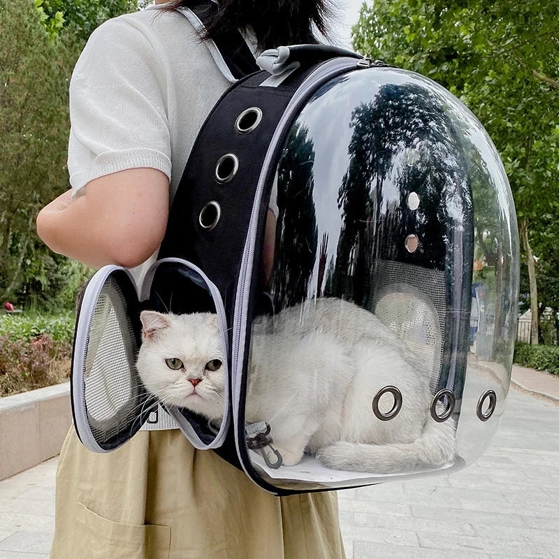 Space Capsule Breathable Pet Carrier Backpack Cats and Dogs