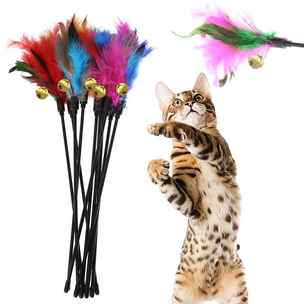 Interactive Earthworm Cat Toy Motion Activated Teasing Toy