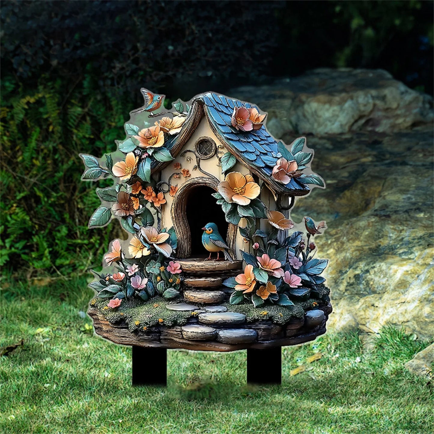 Acrylic Garden Stakes for Charming Outdoor Decor and Plant Support