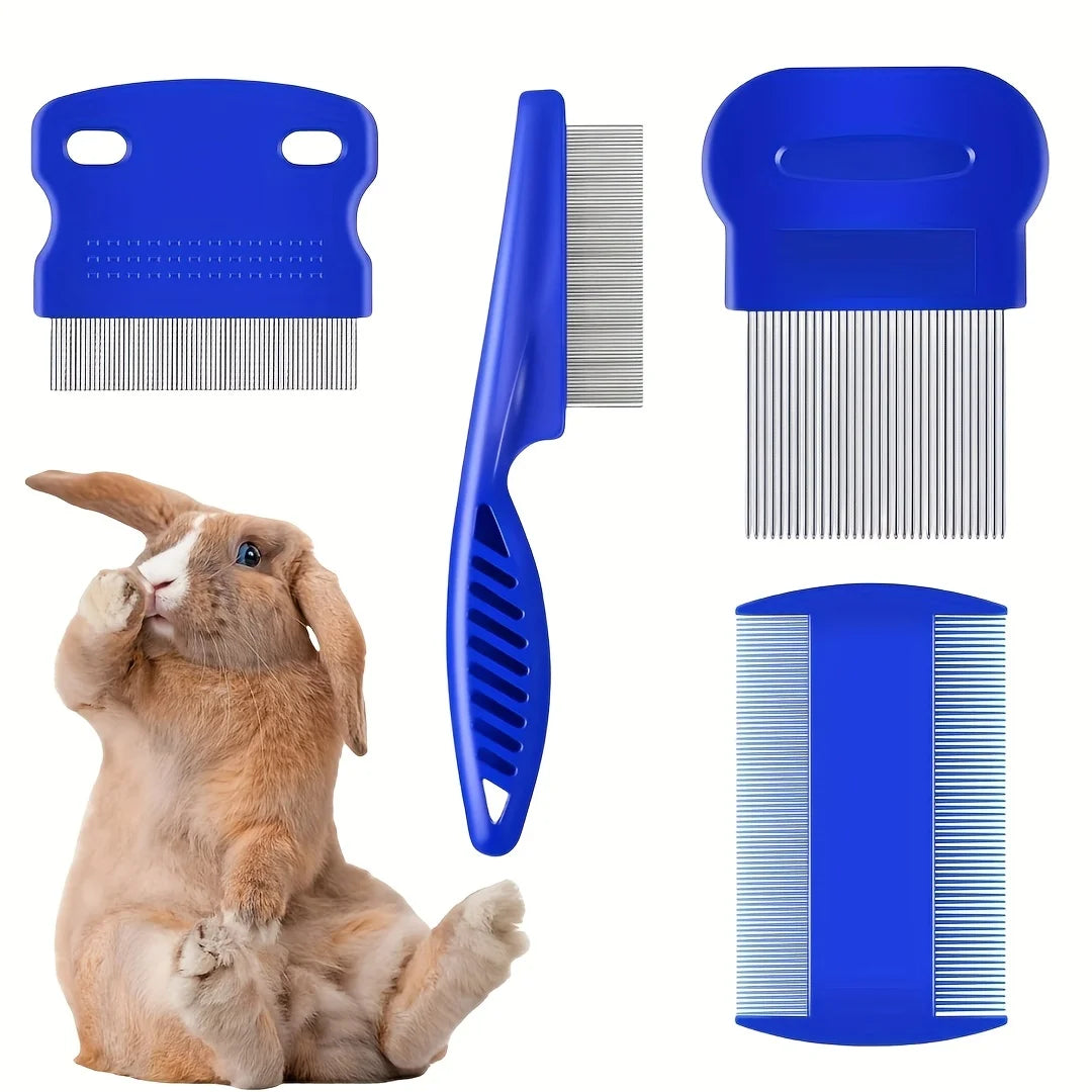 Stainless Steel Flea and Lice Grooming Comb for Pets