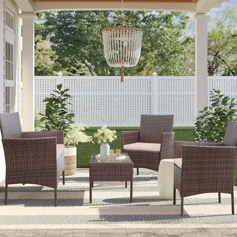 Modern Outdoor Indoor Furniture Set for Patio and Garden