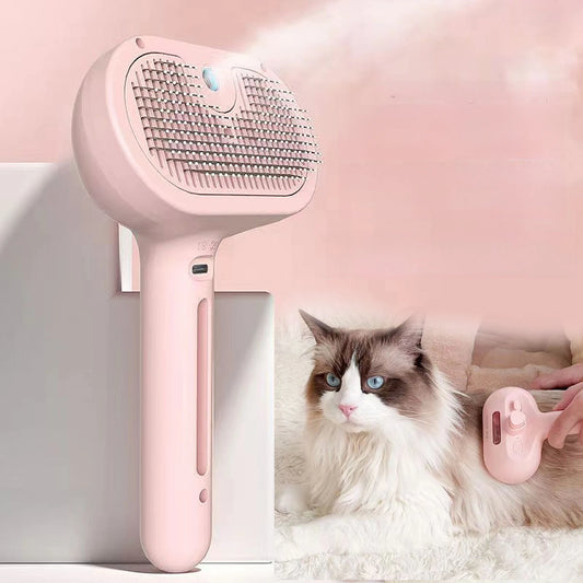 Cat Grooming Spray Brush for Effortless Hair Removal