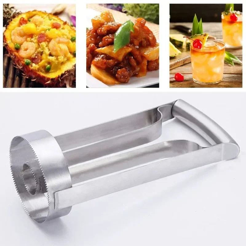Stainless Pineapple Peeler Knife For Easy Fruit Prep