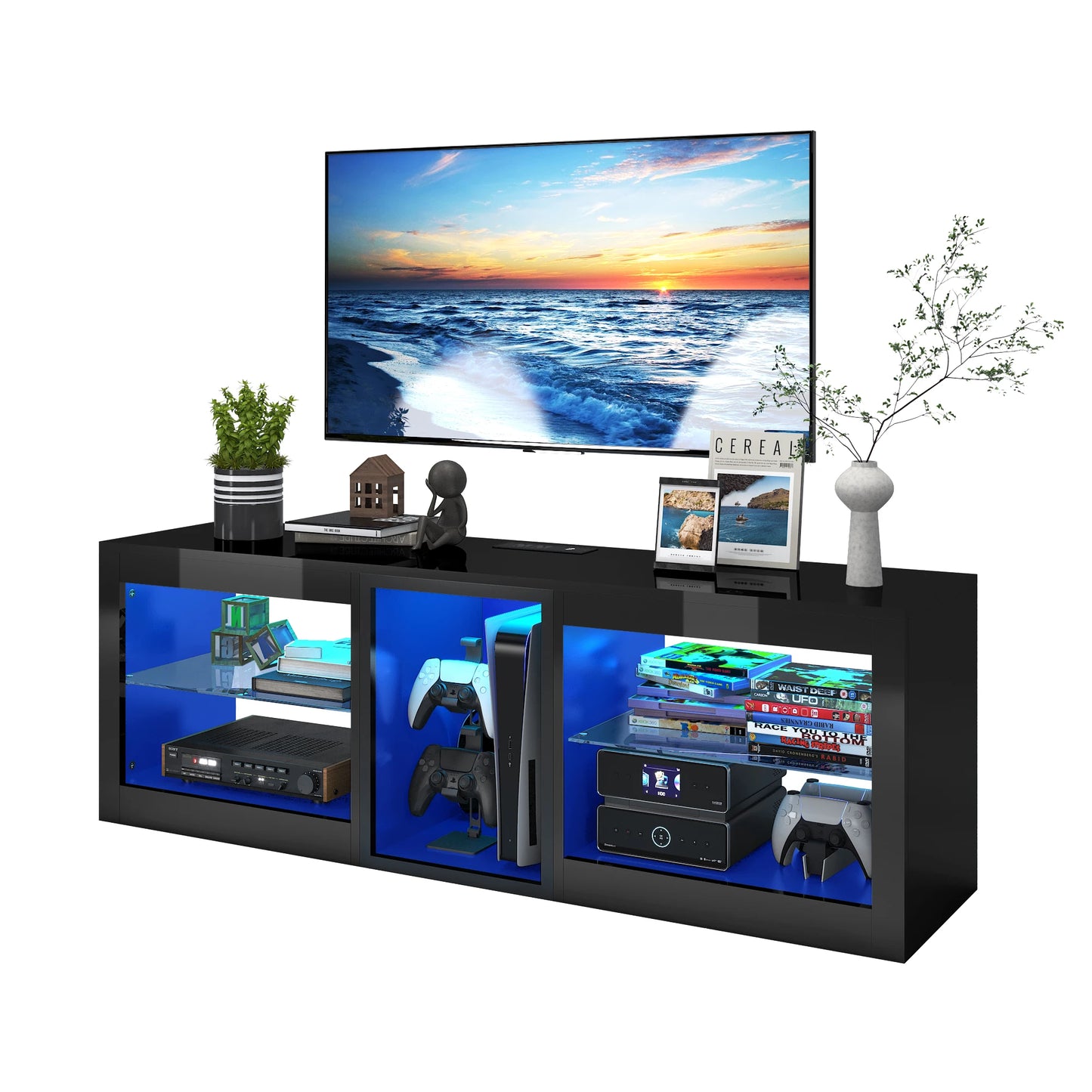 TV Stand with Drawers for 70 Inch TVs