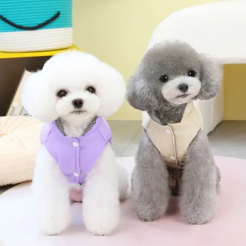 Pet Coat for Small Medium Dogs Cats with D-ring Vest