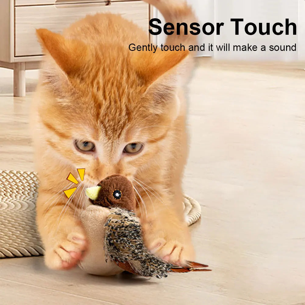 Interactive Cat Toys Flapping Bird Toy Flying Wings